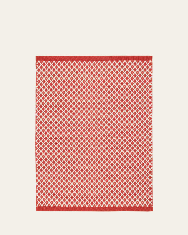 Mainsail Red Handwoven Indoor/Outdoor Rug, 10' x 14'